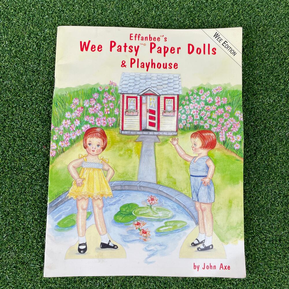 Vintage Effanbees Wee Patsy Paper Dolls & Playhouse John Axe 1995 Uncut